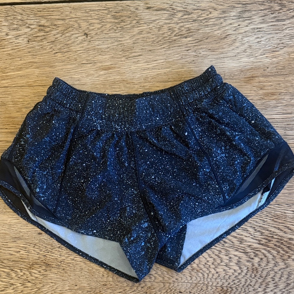 Lululemon Athletica Black Speckle Athletic Shorts